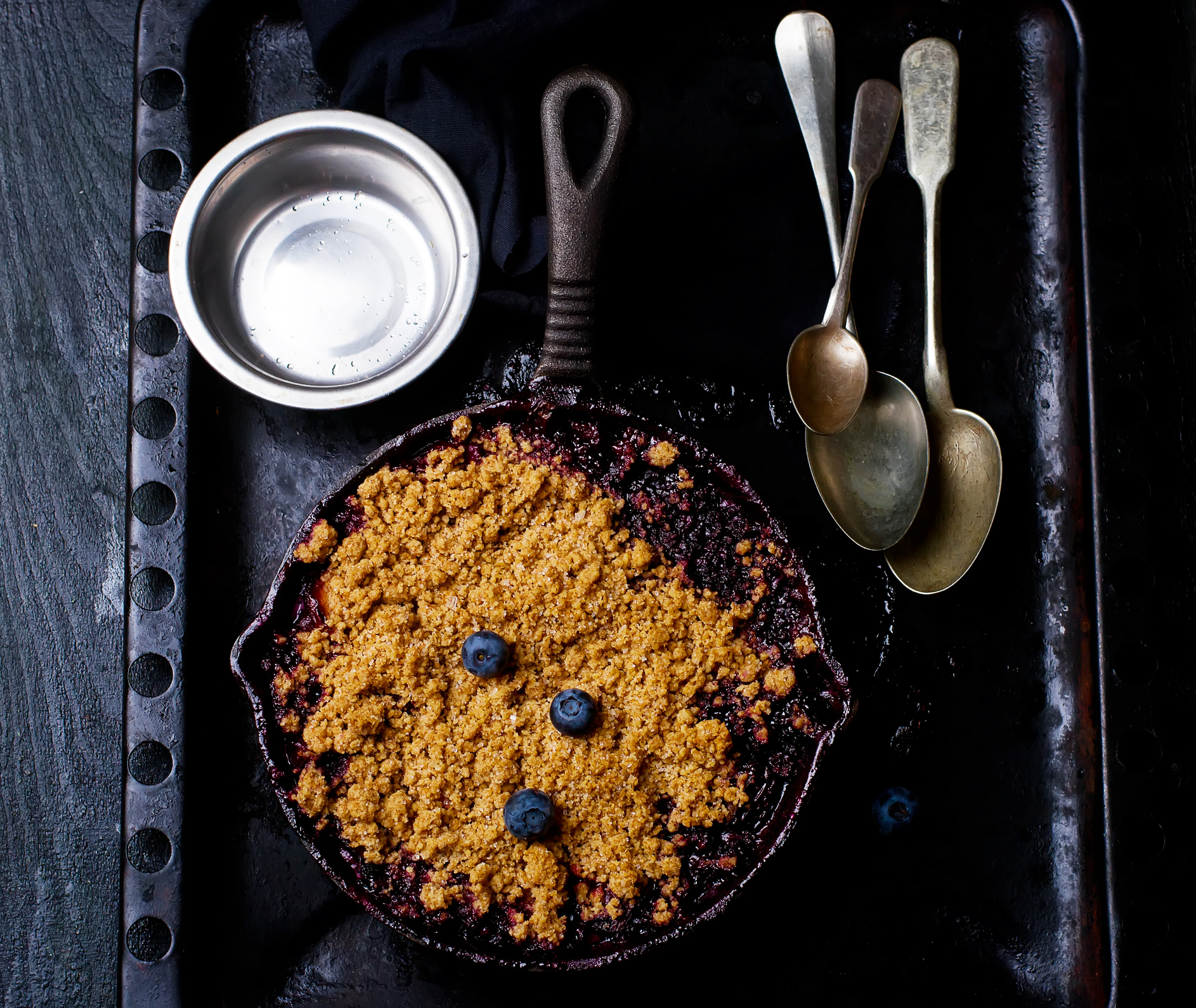 Plum and Blackberry Almond Crumble Discovery Eye Foundation
