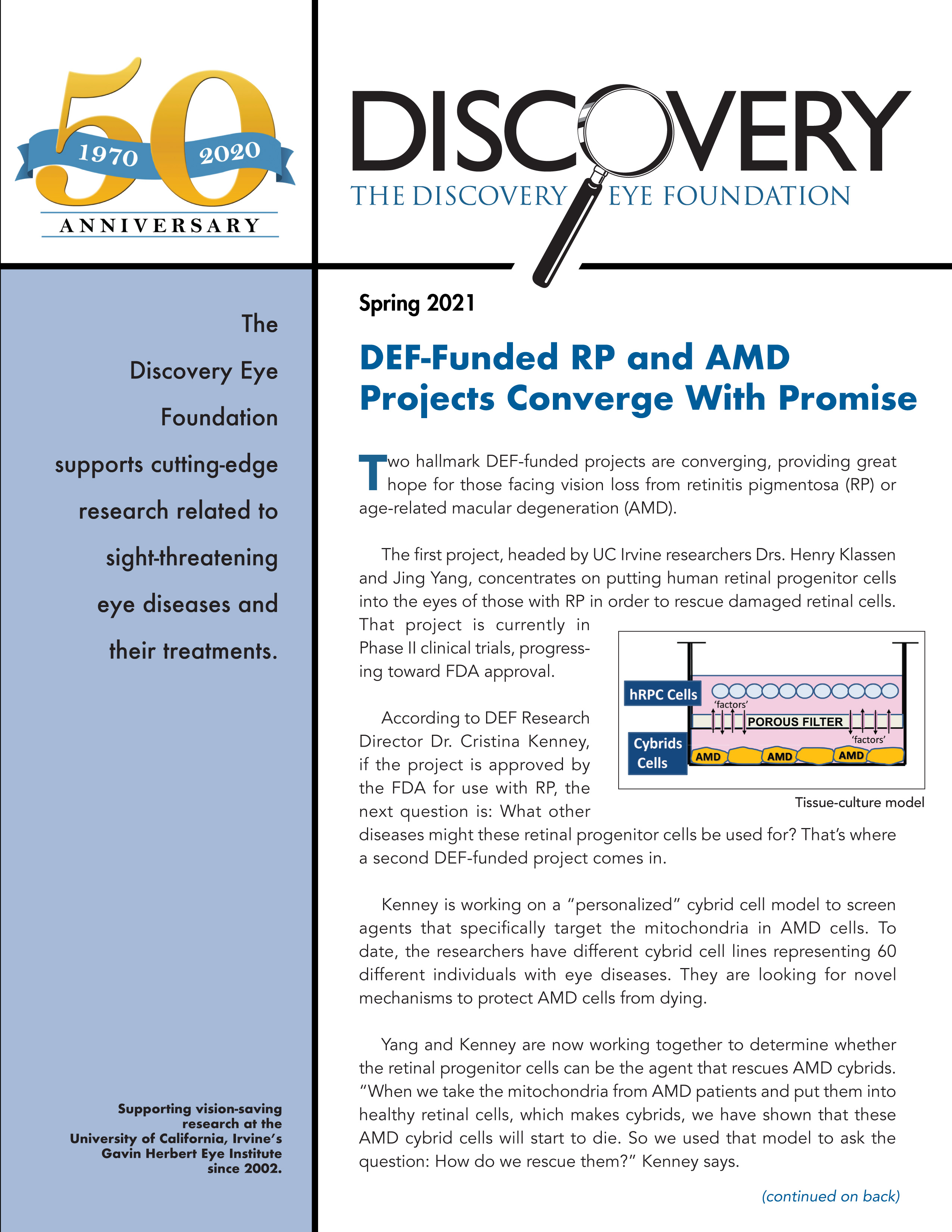 DEF News Spring 2021_FINAL_forWEB1 Discovery Eye Foundation